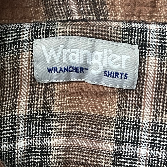 Men’s Wrangler Retro Plaid Button Up Flannel w/ Peral Snaps Size XXL - Picture 7 of 8